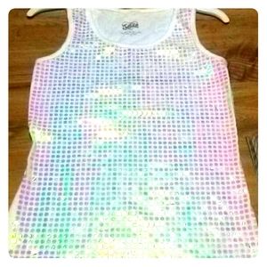 Justice sz 14 sequence tank top